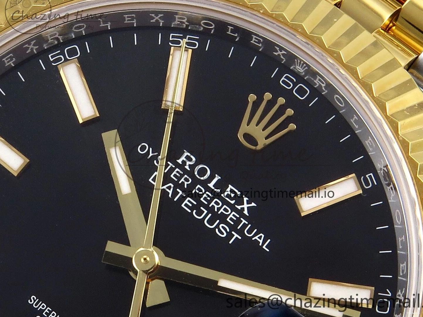 Bracelet Best Jubilee Stick Dial Weight) Steel 904L DateJust SS ARF SH3235 1:1 on (Gain Edition YG Black 41 0306